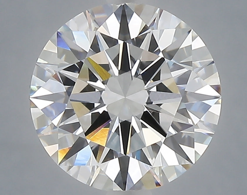 3.09 Carat Round Shaped, Excellent Cut, E Color, VVS1 Clarity, IGI Certified Lab Grown Diamond