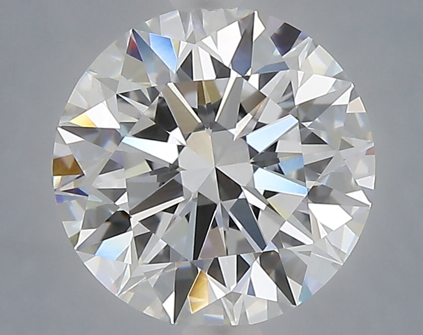 3.05 Carat Round Shaped, Ideal Cut, E Color, VVS2 Clarity, IGI Certified Lab Grown Diamond