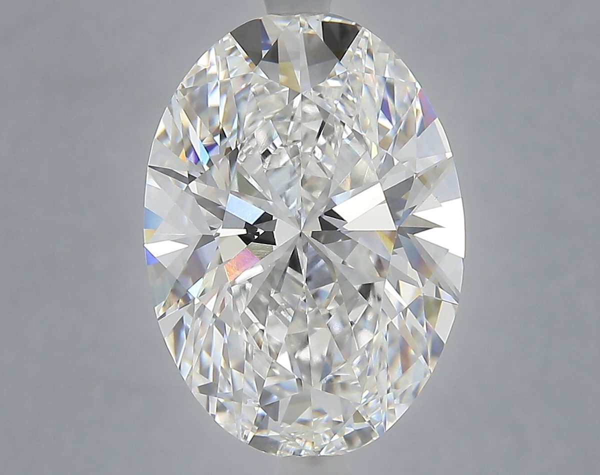 6.06 Carat Oval Shaped, Ideal Cut, F Color, VS1 Clarity, IGI Certified Lab Grown Diamond