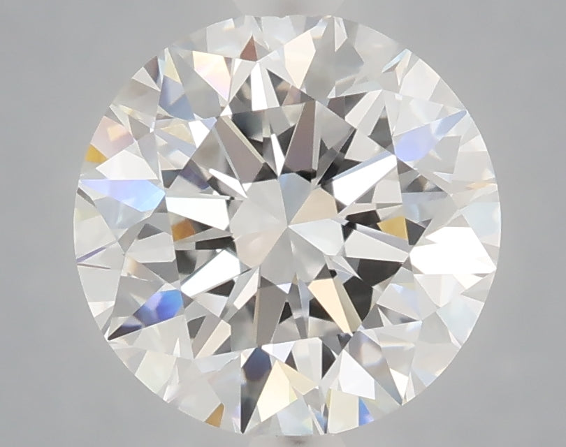 3.08 Carat Round Shaped, Excellent Cut, D Color, VVS2 Clarity, IGI Certified Lab Grown Diamond