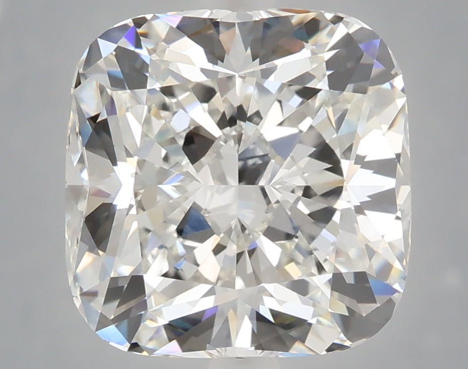 6.10 Carat Cushion Shaped, Ideal Cut, F Color, VVS2 Clarity, IGI Certified Lab Grown Diamond