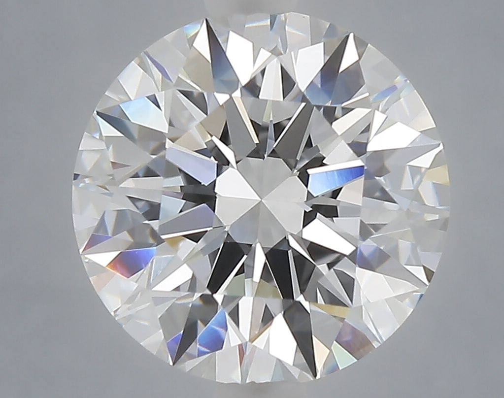3.02 Carat Round Shaped, Excellent Cut, E Color, VVS2 Clarity, IGI Certified Lab Grown Diamond
