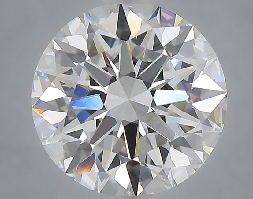 3.08 Carat Round Shaped, Excellent Cut, D Color, VVS2 Clarity, IGI Certified Lab Grown Diamond