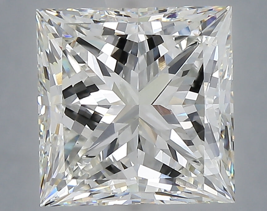 5.00 Carat Princess Shaped, Ideal Cut, G Color, VS1 Clarity, IGI Certified Lab Grown Diamond