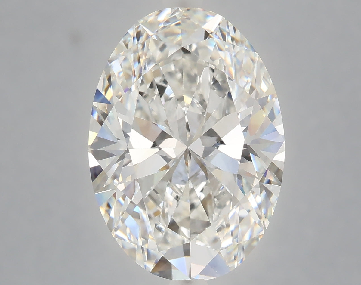 6.05 Carat Oval Shaped, Ideal Cut, F Color, VVS2 Clarity, IGI Certified Lab Grown Diamond