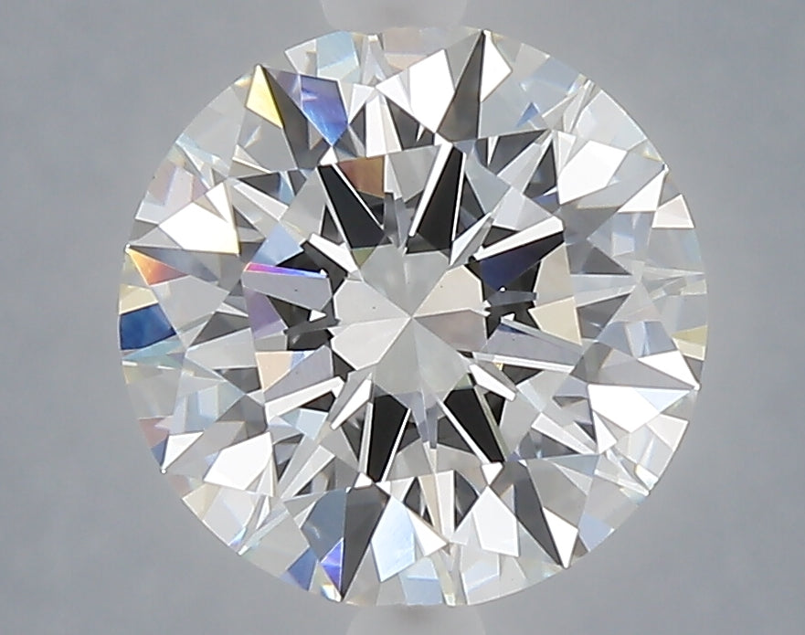 3.02 Carat Round Shaped, Excellent Cut, E Color, VVS2 Clarity, IGI Certified Lab Grown Diamond