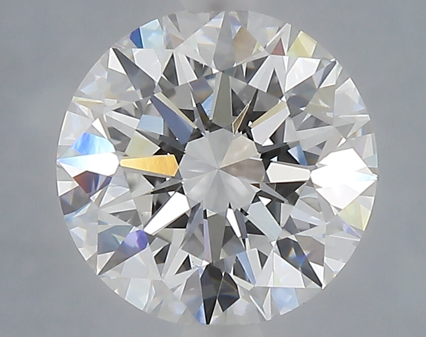 3.04 Carat Round Shaped, Excellent Cut, E Color, VVS2 Clarity, IGI Certified Lab Grown Diamond
