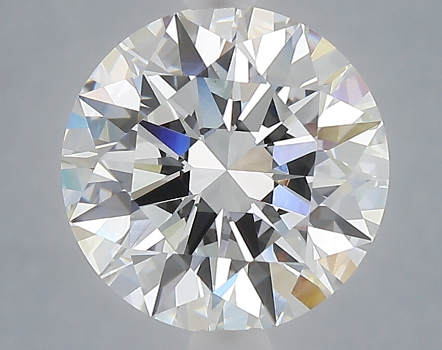 3.09 Carat Round Shaped, Excellent Cut, E Color, VS1 Clarity, IGI Certified Lab Grown Diamond