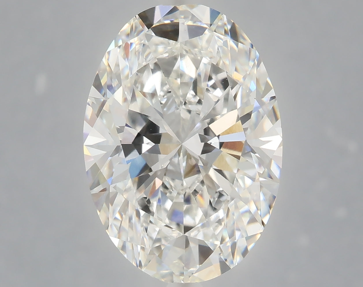 6.24 Carat Oval Shaped, Ideal Cut, F Color, VVS2 Clarity, IGI Certified Lab Grown Diamond