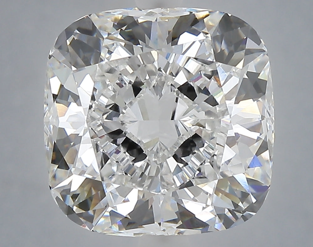 6.10 Carat Cushion Shaped, Ideal Cut, E Color, VS1 Clarity, IGI Certified Lab Grown Diamond