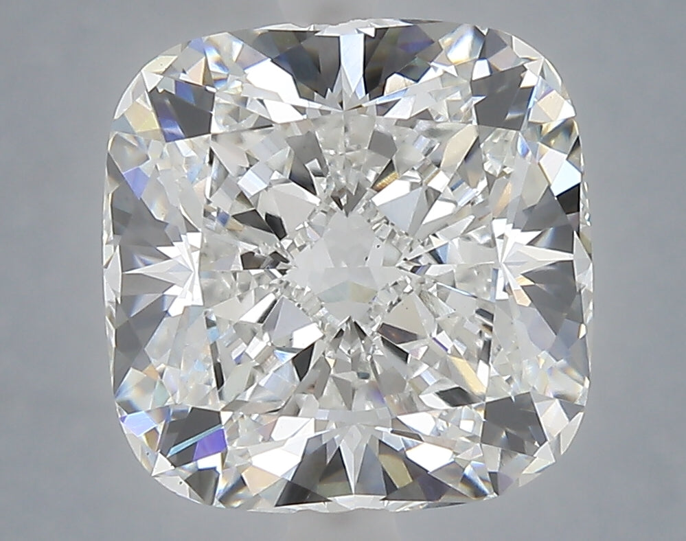 6.10 Carat Cushion Shaped, Ideal Cut, E Color, VS1 Clarity, IGI Certified Lab Grown Diamond