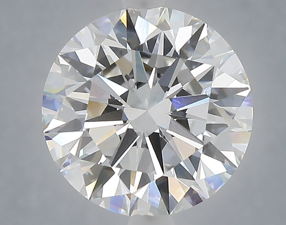 4.04 Carat Round Shaped, Excellent Cut, E Color, VVS2 Clarity, IGI Certified Lab Grown Diamond