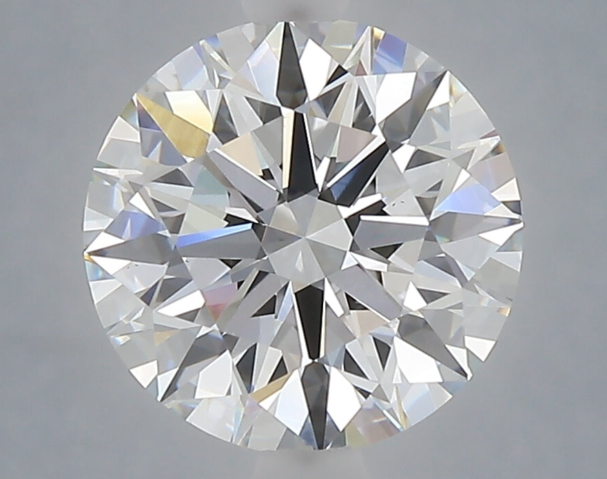 3.05 Carat Round Shaped, Excellent Cut, E Color, VS1 Clarity, IGI Certified Lab Grown Diamond