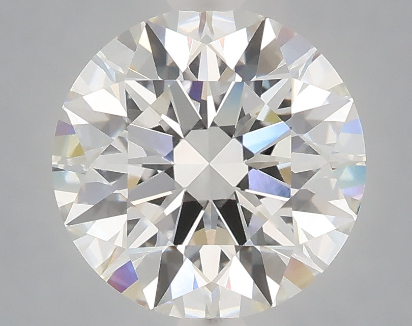 3.05 Carat Round Shaped, Excellent Cut, F Color, VVS2 Clarity, IGI Certified Lab Grown Diamond