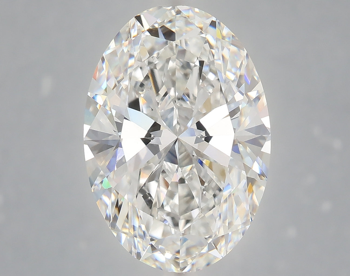 6.26 Carat Oval Shaped, Ideal Cut, E Color, VVS2 Clarity, IGI Certified Lab Grown Diamond