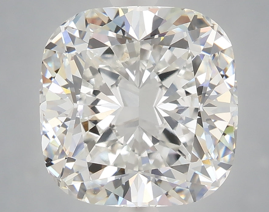 5.28 Carat Cushion Shaped, Ideal Cut, F Color, VVS2 Clarity, IGI Certified Lab Grown Diamond