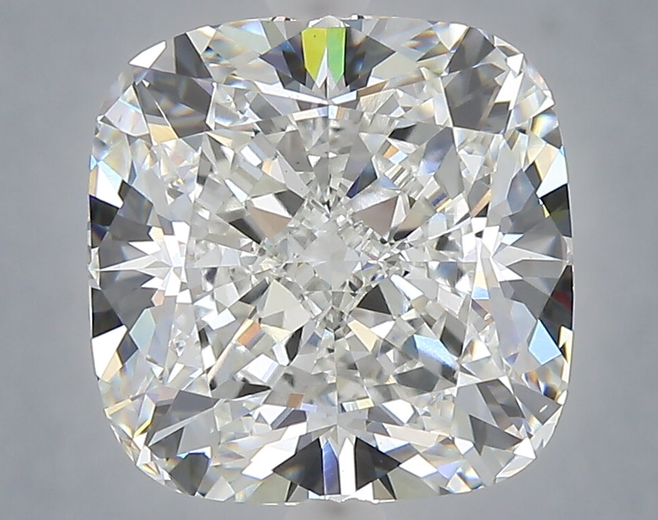 6.09 Carat Cushion Shaped, Ideal Cut, F Color, VS1 Clarity, IGI Certified Lab Grown Diamond