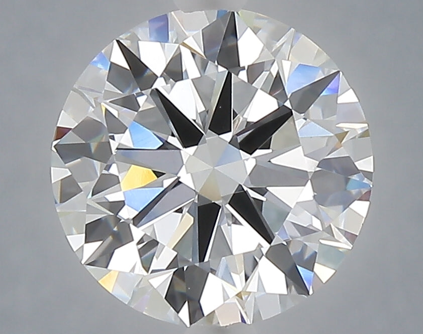 3.02 Carat Round Shaped, Excellent Cut, E Color, VVS2 Clarity, IGI Certified Lab Grown Diamond
