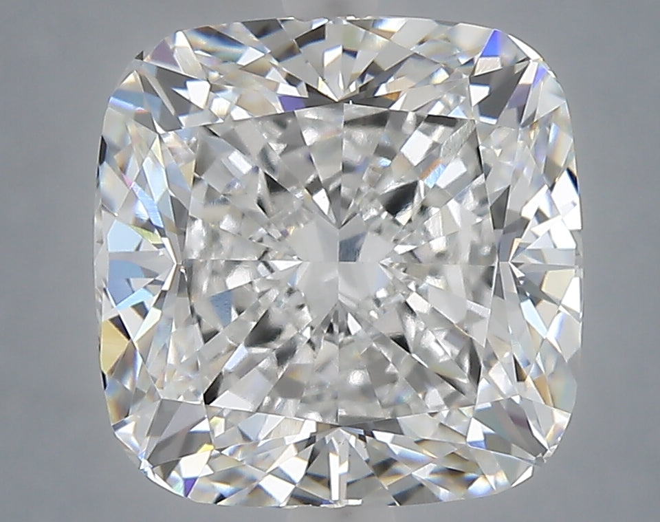 6.29 Carat Cushion Shaped, Ideal Cut, E Color, VVS2 Clarity, IGI Certified Lab Grown Diamond