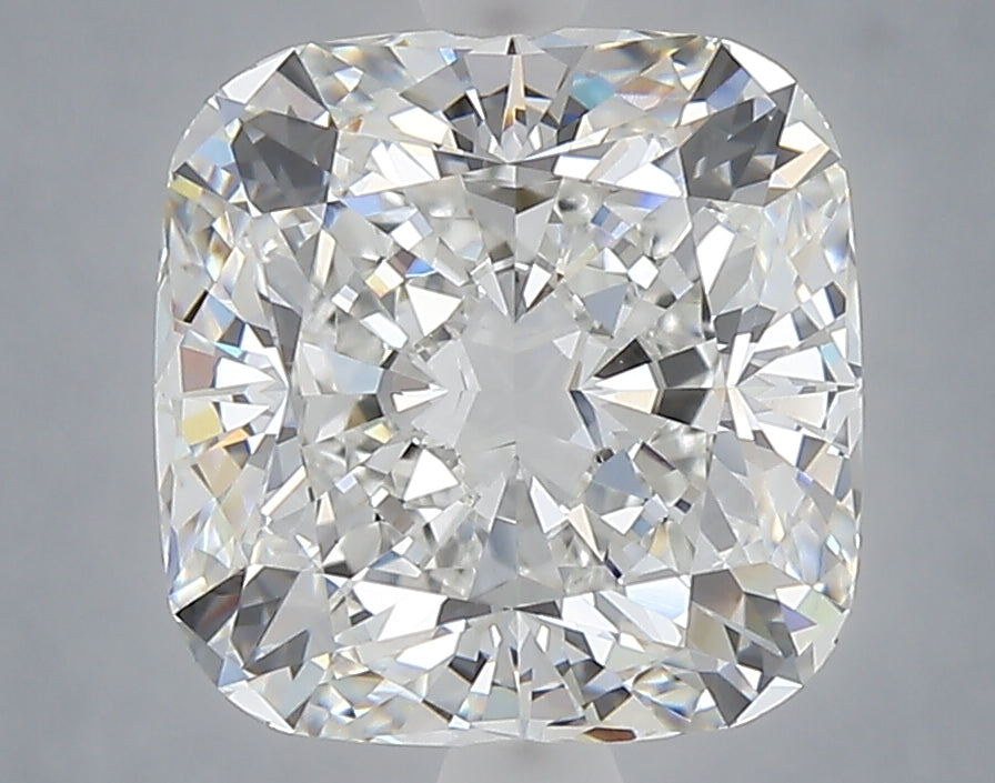 4.10 Carat Cushion Shaped, Ideal Cut, E Color, VVS2 Clarity, IGI Certified Lab Grown Diamond