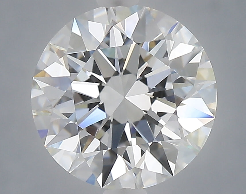 3.07 Carat Round Shaped, Excellent Cut, D Color, VVS2 Clarity, IGI Certified Lab Grown Diamond