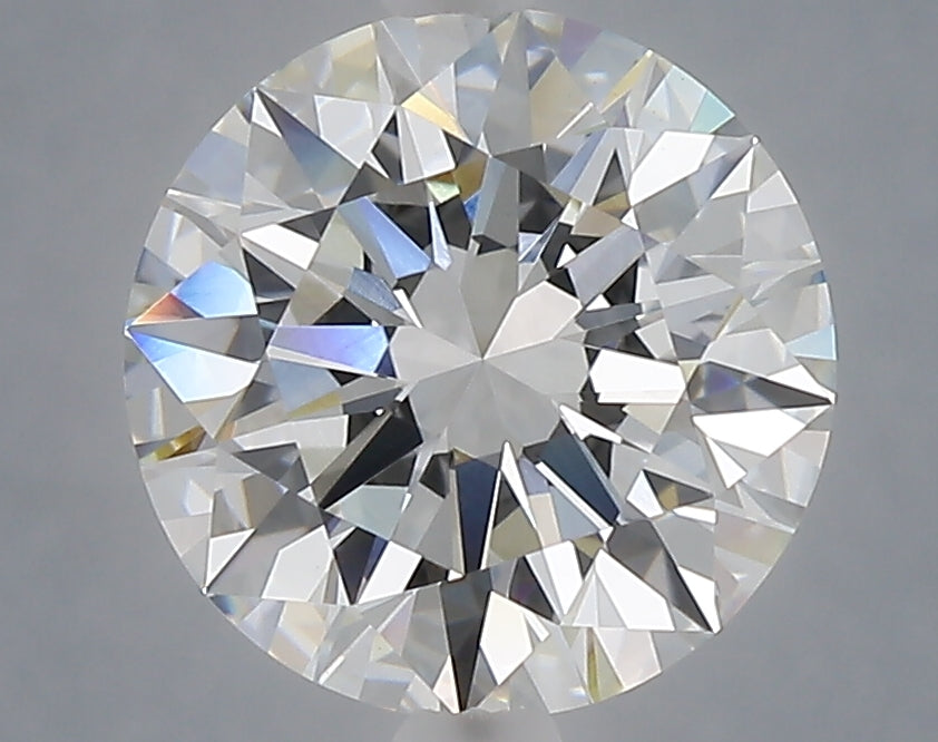 3.05 Carat Round Shaped, Excellent Cut, E Color, VVS2 Clarity, IGI Certified Lab Grown Diamond