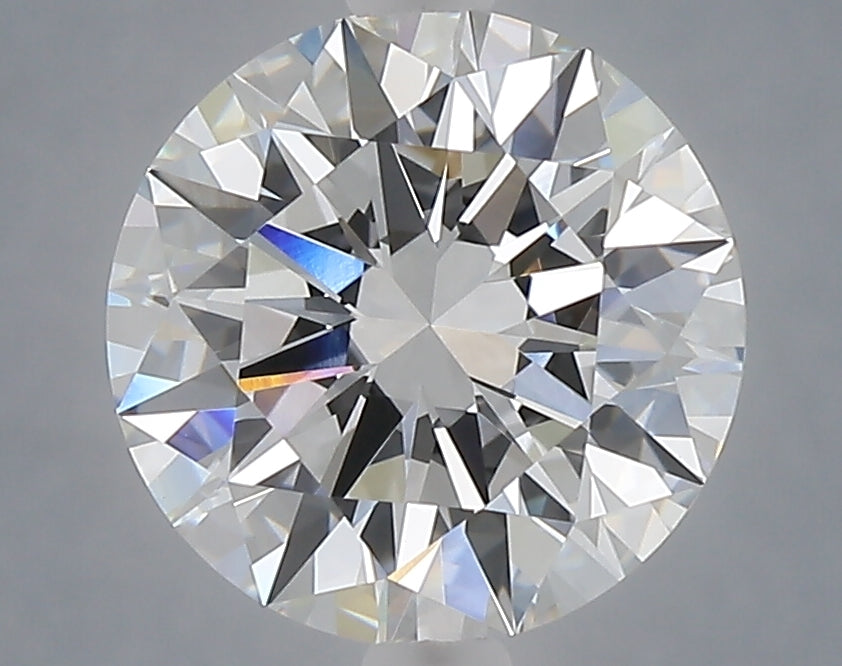 3.02 Carat Round Shaped, Excellent Cut, E Color, VVS2 Clarity, IGI Certified Lab Grown Diamond