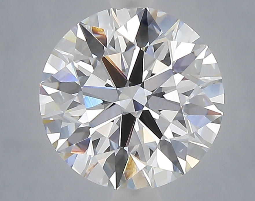 3.04 Carat Round Shaped, Excellent Cut, F Color, VVS2 Clarity, IGI Certified Lab Grown Diamond