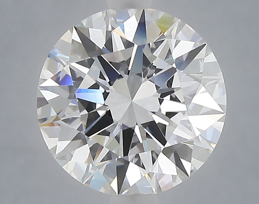 3.04 Carat Round Shaped, Excellent Cut, E Color, VS1 Clarity, IGI Certified Lab Grown Diamond