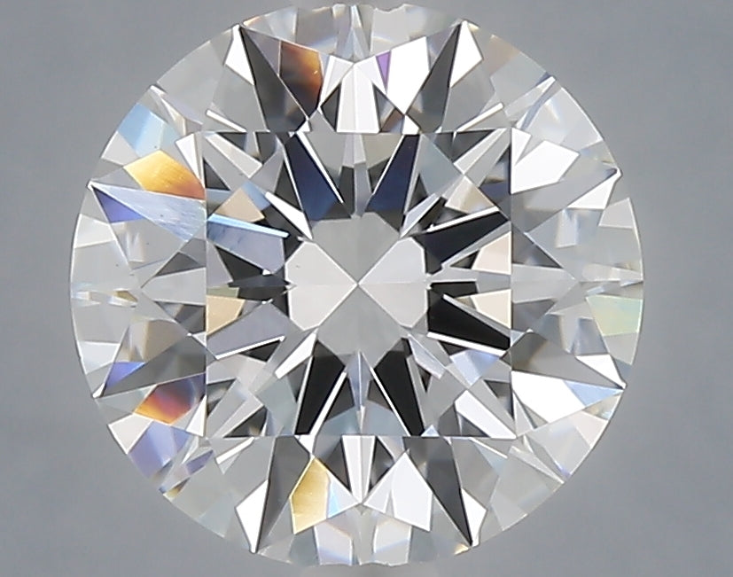 3.06 Carat Round Shaped, Excellent Cut, E Color, VVS2 Clarity, IGI Certified Lab Grown Diamond
