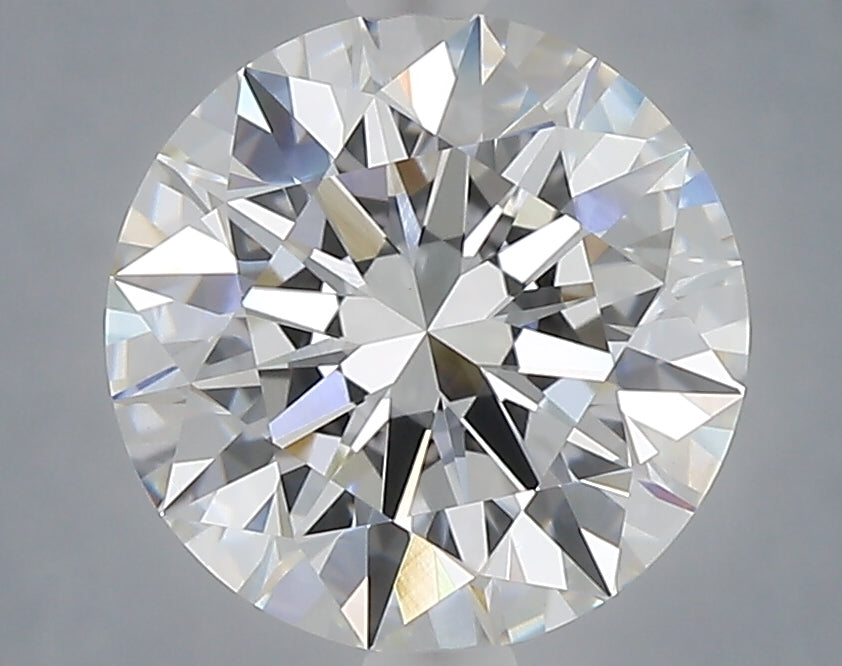 3.06 Carat Round Shaped, Excellent Cut, E Color, VVS2 Clarity, IGI Certified Lab Grown Diamond
