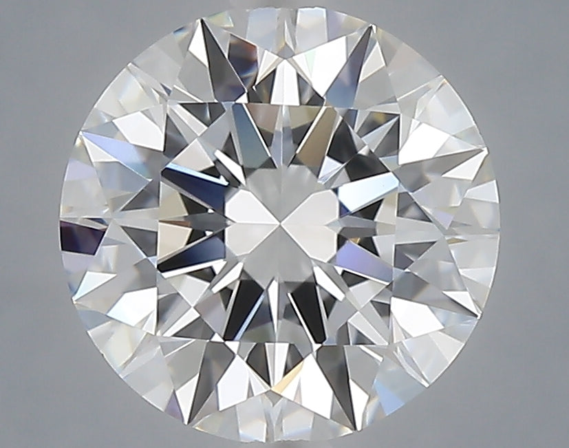 3.03 Carat Round Shaped, Excellent Cut, E Color, VVS2 Clarity, IGI Certified Lab Grown Diamond