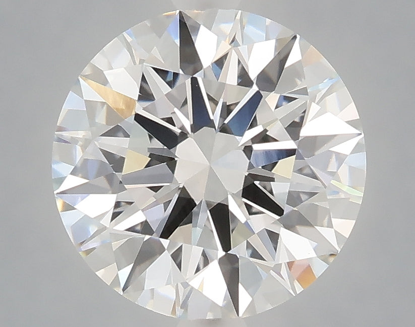 3.07 Carat Round Shaped, Excellent Cut, E Color, VVS2 Clarity, IGI Certified Lab Grown Diamond