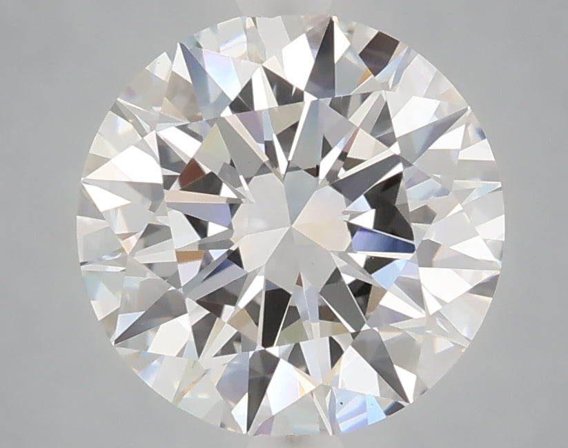 3.04 Carat Round Shaped, Excellent Cut, E Color, VVS2 Clarity, IGI Certified Lab Grown Diamond