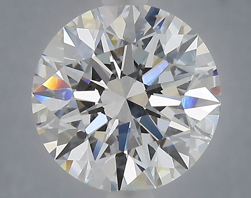3.07 Carat Round Shaped, Excellent Cut, E Color, VVS2 Clarity, IGI Certified Lab Grown Diamond
