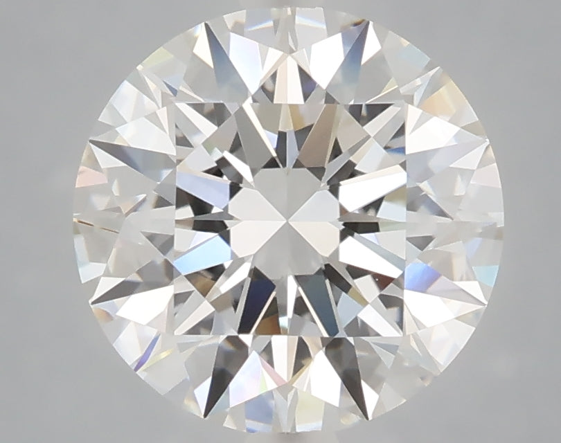 3.09 Carat Round Shaped, Excellent Cut, E Color, VVS2 Clarity, IGI Certified Lab Grown Diamond