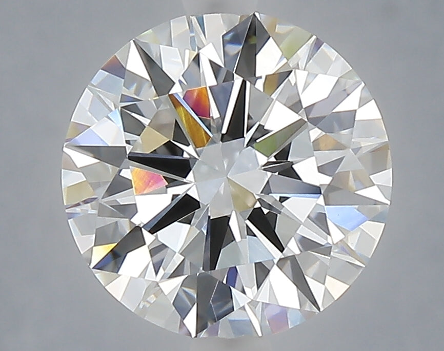 3.05 Carat Round Shaped, Excellent Cut, E Color, VVS2 Clarity, IGI Certified Lab Grown Diamond