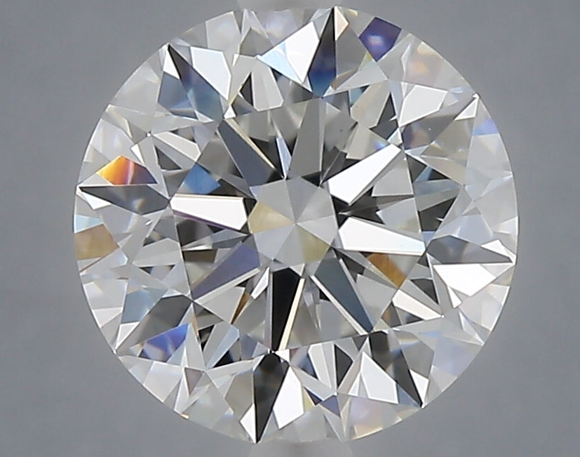 3.05 Carat Round Shaped, Excellent Cut, E Color, VVS2 Clarity, IGI Certified Lab Grown Diamond