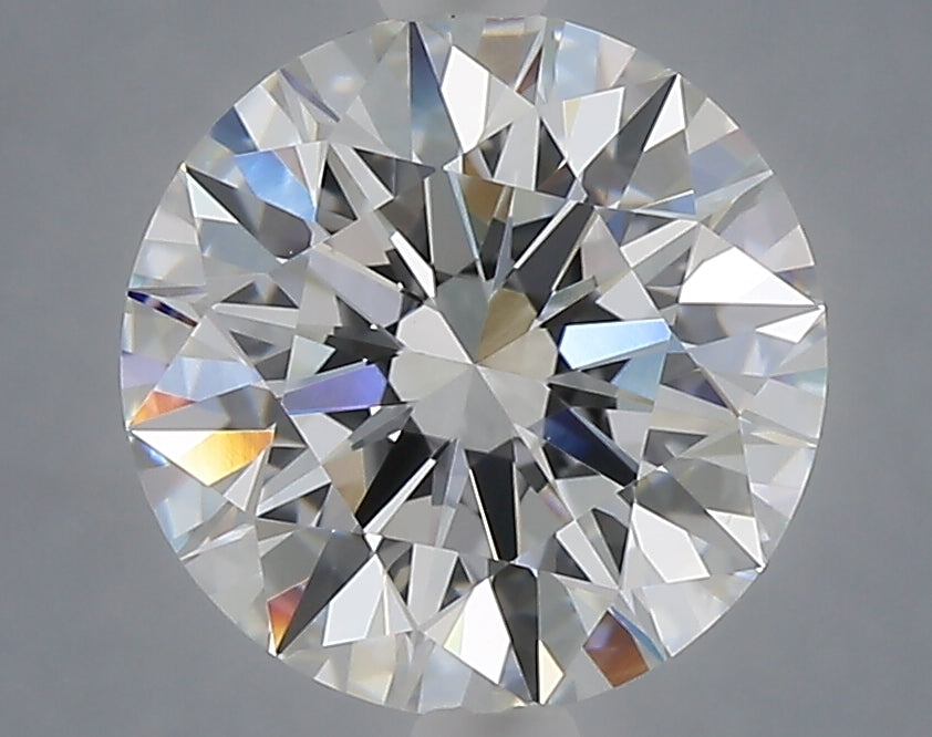 3.02 Carat Round Shaped, Excellent Cut, E Color, VVS2 Clarity, IGI Certified Lab Grown Diamond