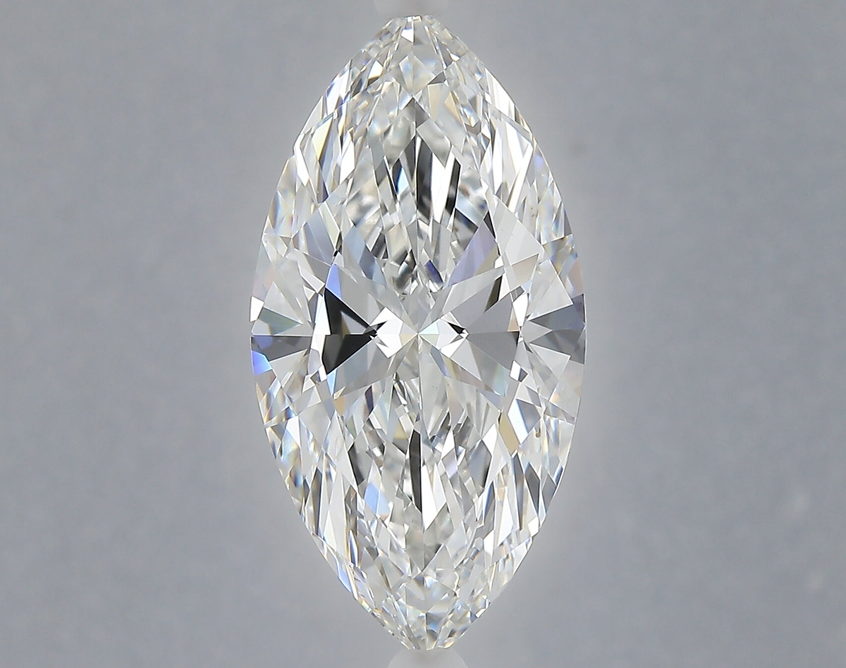 6.22 Carat Marquise Shaped, Ideal Cut, F Color, VVS2 Clarity, IGI Certified Lab Grown Diamond