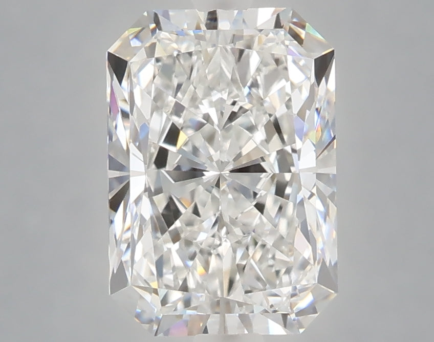 2.51 Carat Radiant Shaped, Excellent Cut, D Color, VVS2 Clarity, IGI Certified Lab Grown Diamond