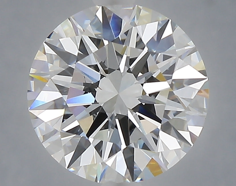 3.02 Carat Round Shaped, Excellent Cut, E Color, VVS2 Clarity, IGI Certified Lab Grown Diamond