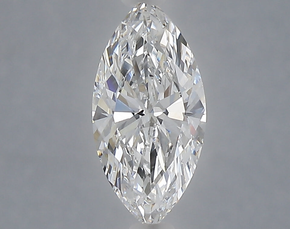 1.04 Carat Marquise Shaped, Ideal Cut, D Color, VVS2 Clarity, IGI Certified Lab Grown Diamond