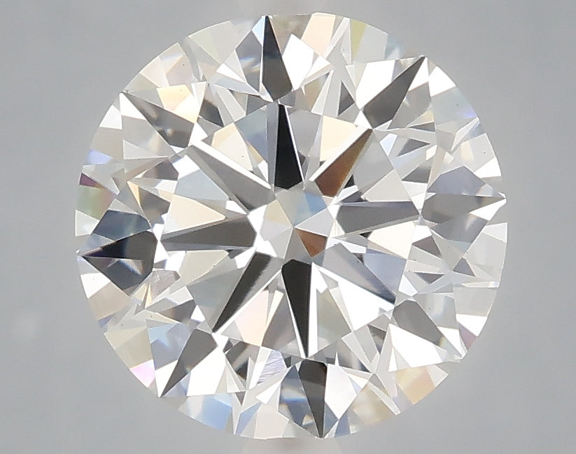 3.00 Carat Round Shaped, Excellent Cut, E Color, VS1 Clarity, IGI Certified Lab Grown Diamond