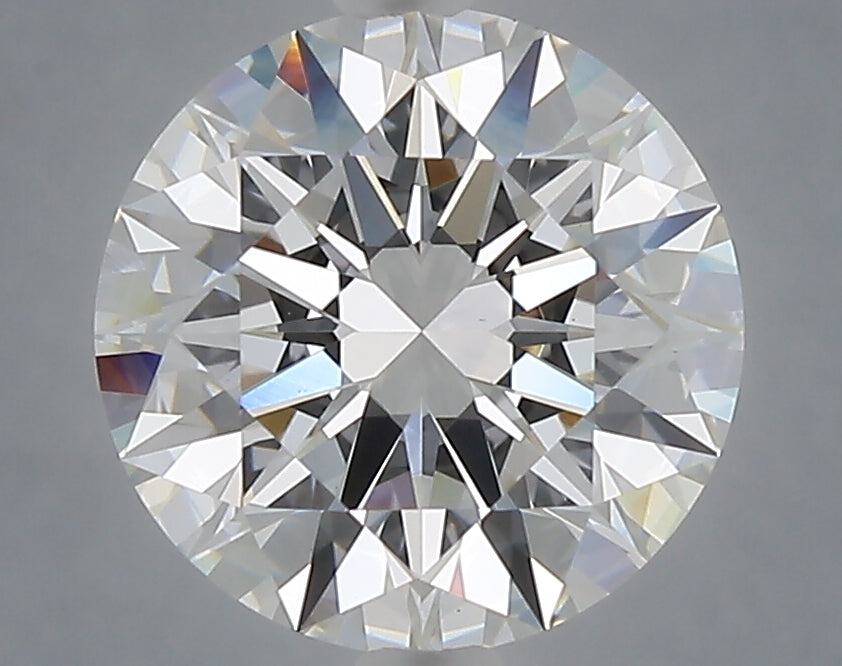 3.09 Carat Round Shaped, Excellent Cut, E Color, VVS2 Clarity, IGI Certified Lab Grown Diamond