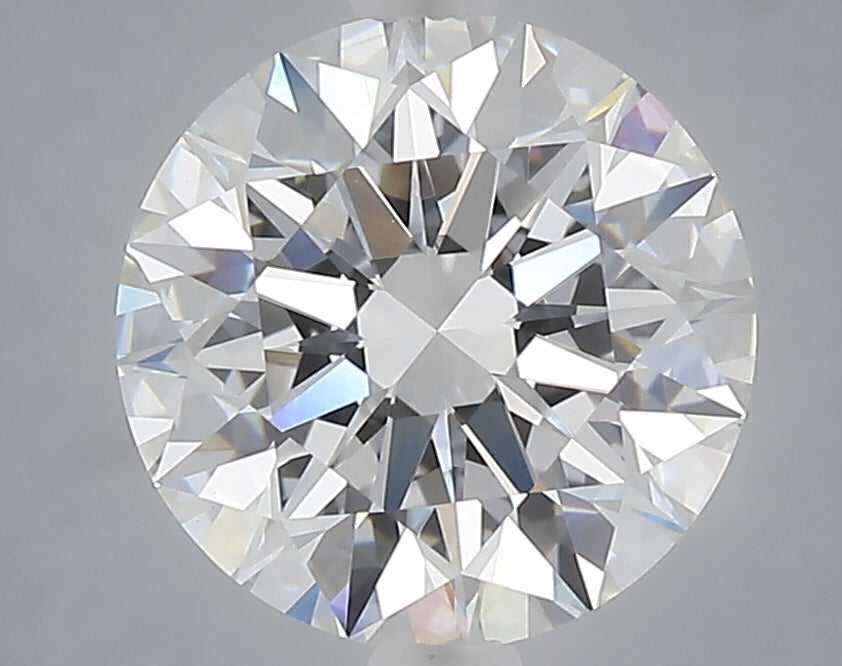3.07 Carat Round Shaped, Excellent Cut, E Color, VVS2 Clarity, IGI Certified Lab Grown Diamond