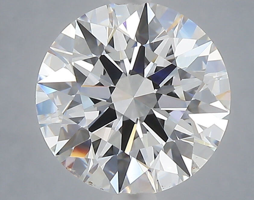 3.07 Carat Round Shaped, Excellent Cut, E Color, VVS2 Clarity, IGI Certified Lab Grown Diamond