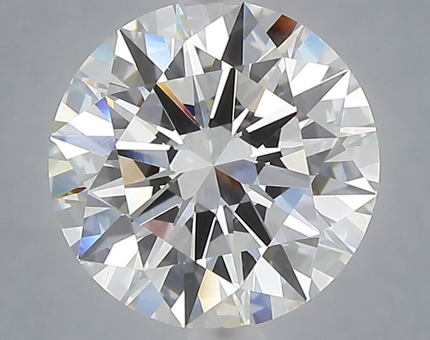 3.07 Carat Round Shaped, Excellent Cut, E Color, VVS2 Clarity, IGI Certified Lab Grown Diamond
