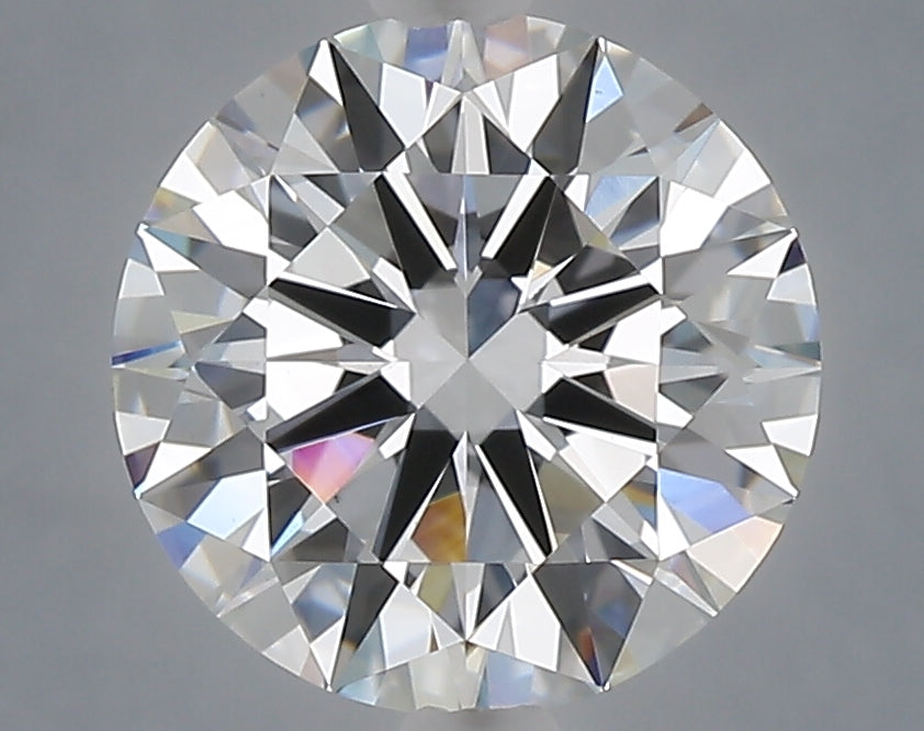 3.02 Carat Round Shaped, Excellent Cut, E Color, VVS2 Clarity, IGI Certified Lab Grown Diamond