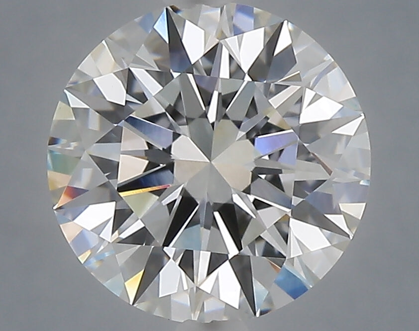 3.09 Carat Round Shaped, Excellent Cut, E Color, VVS2 Clarity, IGI Certified Lab Grown Diamond
